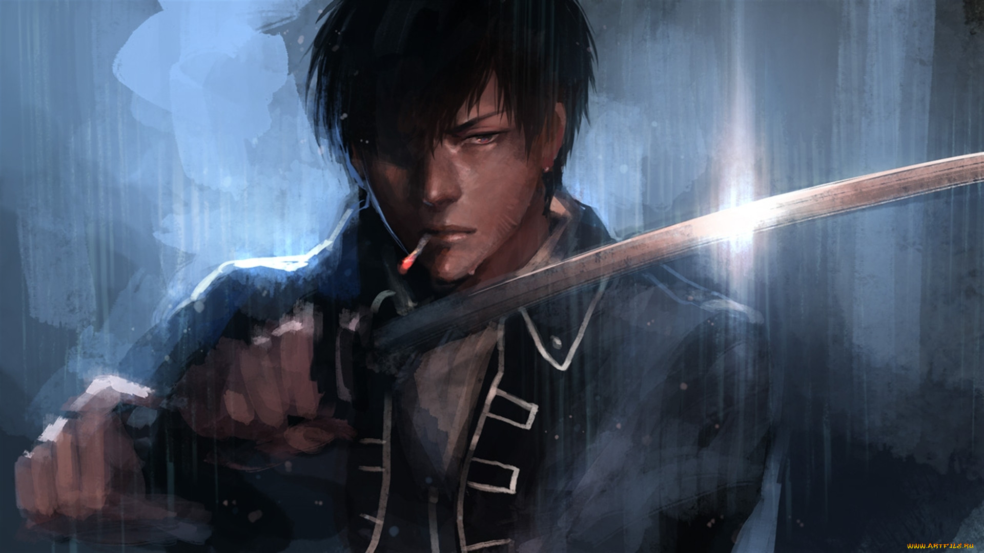 , gintama, , , hijikata, , , , , sword, anime